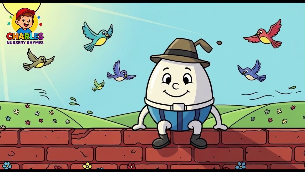 Humpty Dumpty Sat on a Wall 🥚 Nursery Rhyme for Kids Charles Nursery Rhymes