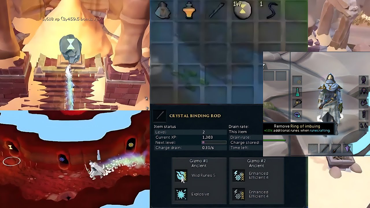 The Crystal Binding Rod Made Runecrafting EASY – 200M Here I Come!