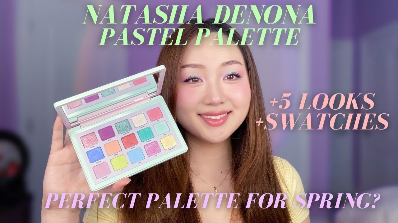 [NEW] NATASHA DENONA PASTEL PALETTE | 5 *WEARABLE* LOOKS, ARM SWATCHES & REVIEW | Stacy Chen