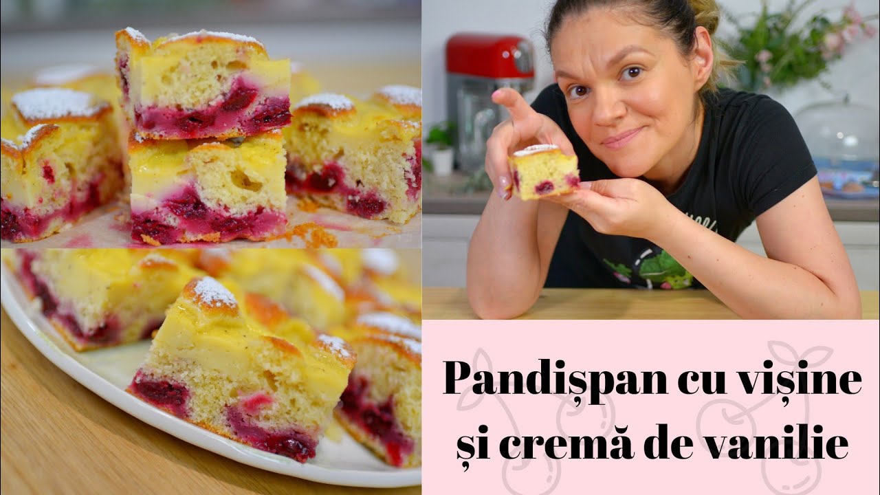Торт с вишнево-ванильным кремом 🍒🍒🍒