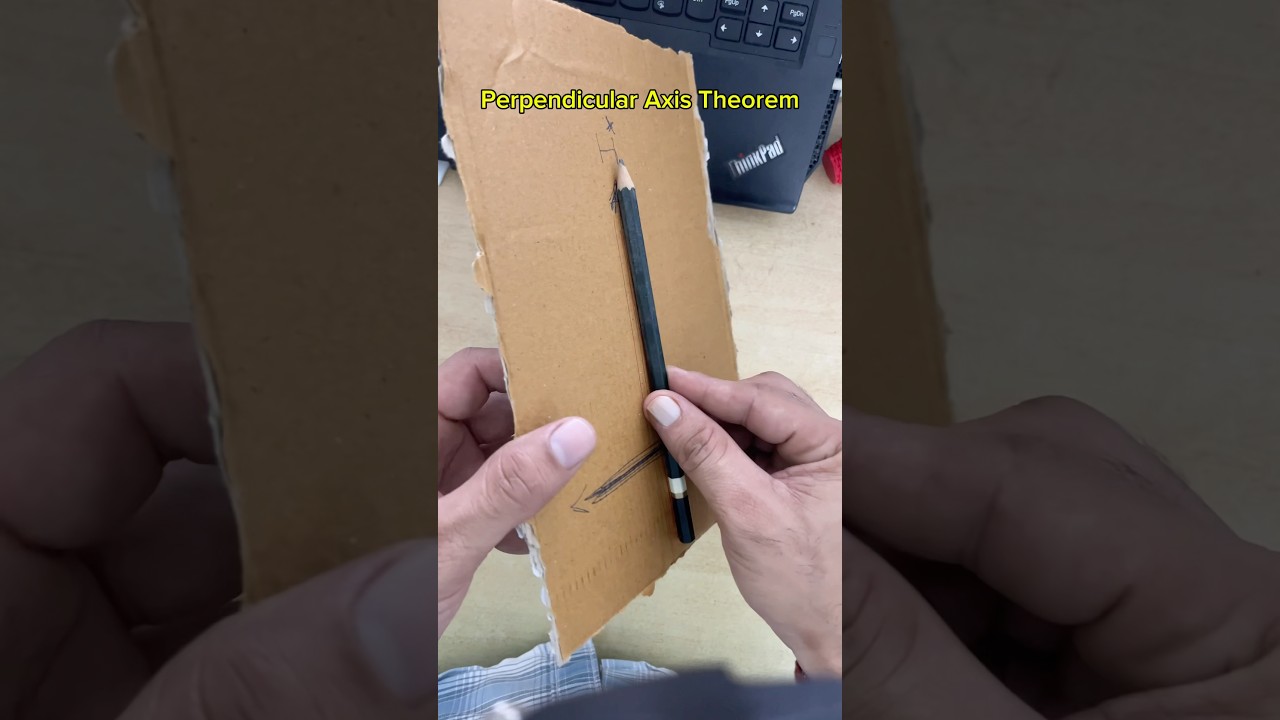 Perpendicular Axis Theorem | Moment of Inertia 