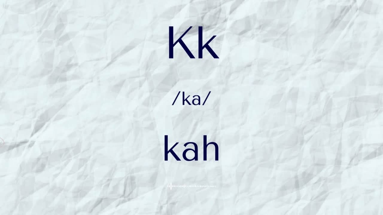 Le 'K' Français / The French 'K'