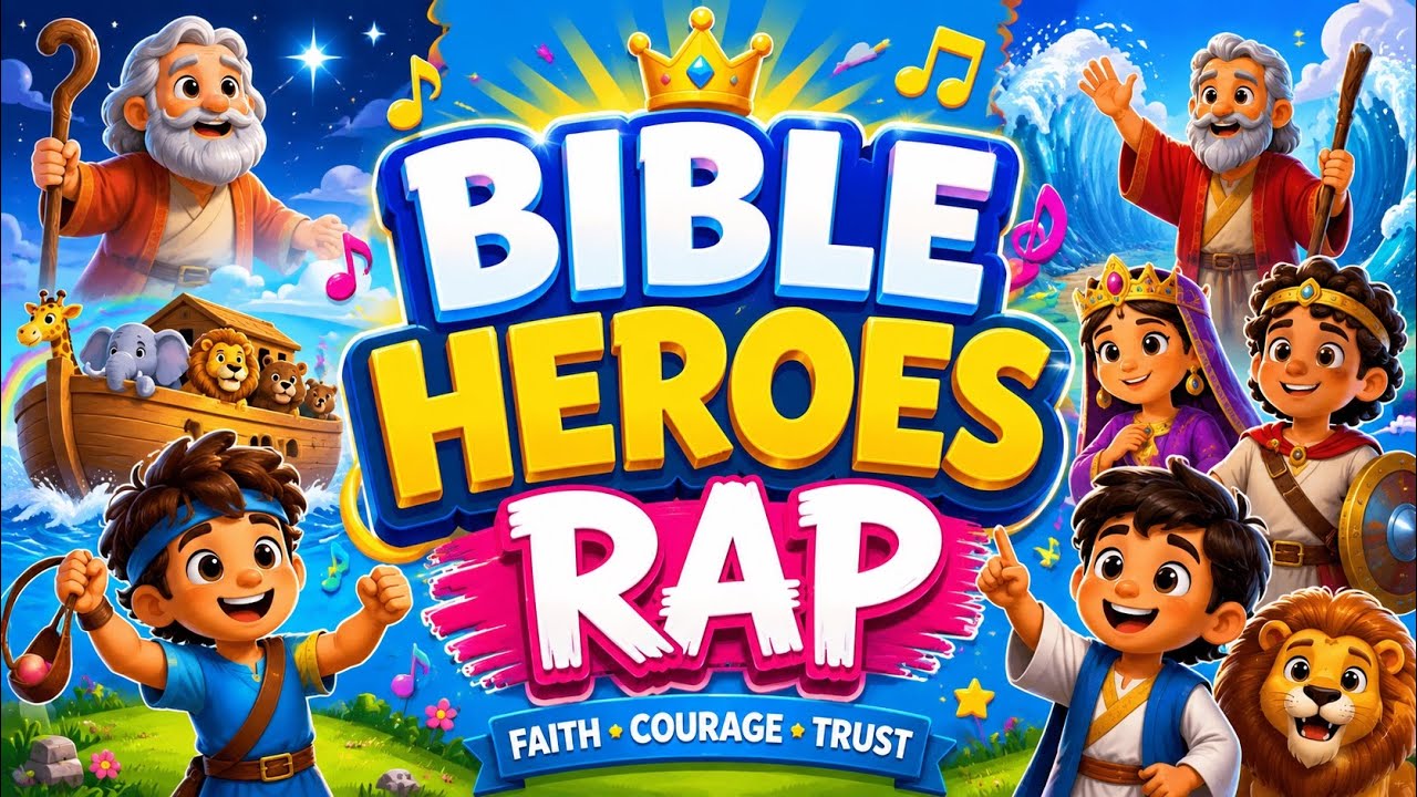 Bible Heroes Rap for Kids | Learn Bible Heroes Through Fun Christian Hip  Hop 2026. 