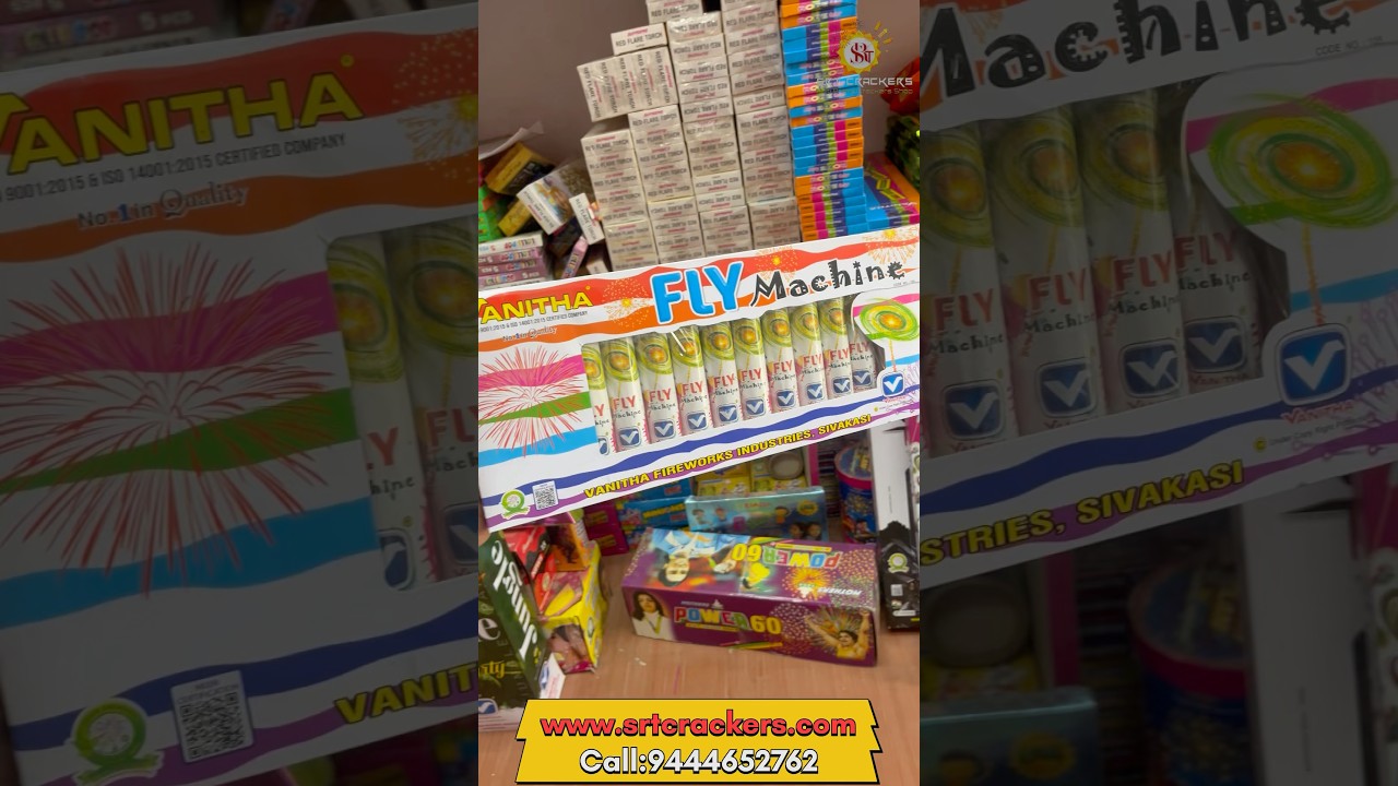 Vanitha fly machine|Vanitha fireworks| #srtcrackers #sivakasi #crackers #crackerssivakasi