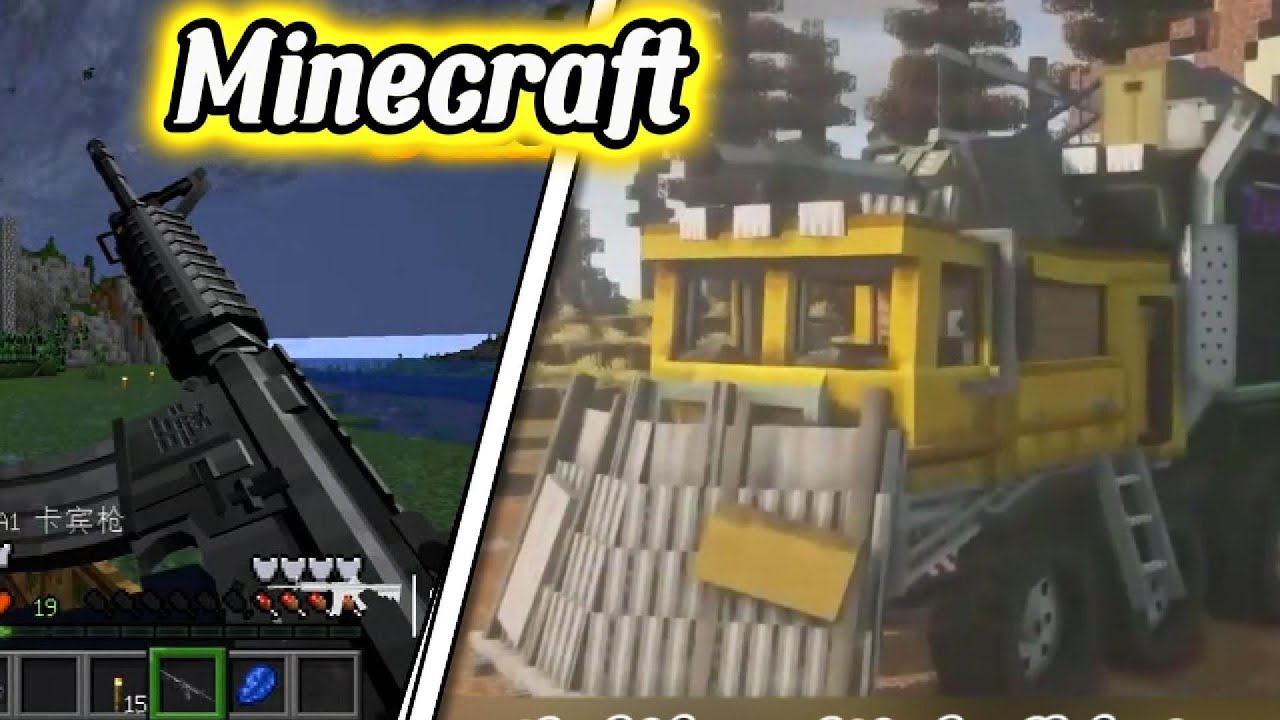 Lái Xe Tải Cầm Súng Đi Tiêu Diệt Virus Xác Sống 100 Ngày Trong Minecraft - P1