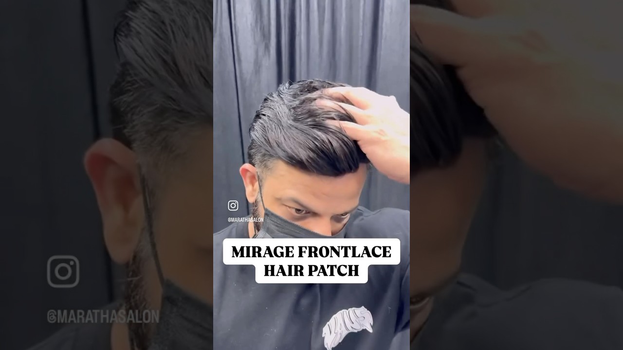 MIRAGE FRONTLACE HAIR PATCH Natural Scalp #hairpatch #hairwig #viralvideo #trending #mirage #hair