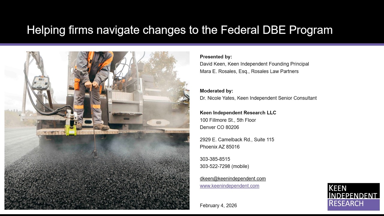 Helping firms navigate changes to the Federal DBE Program