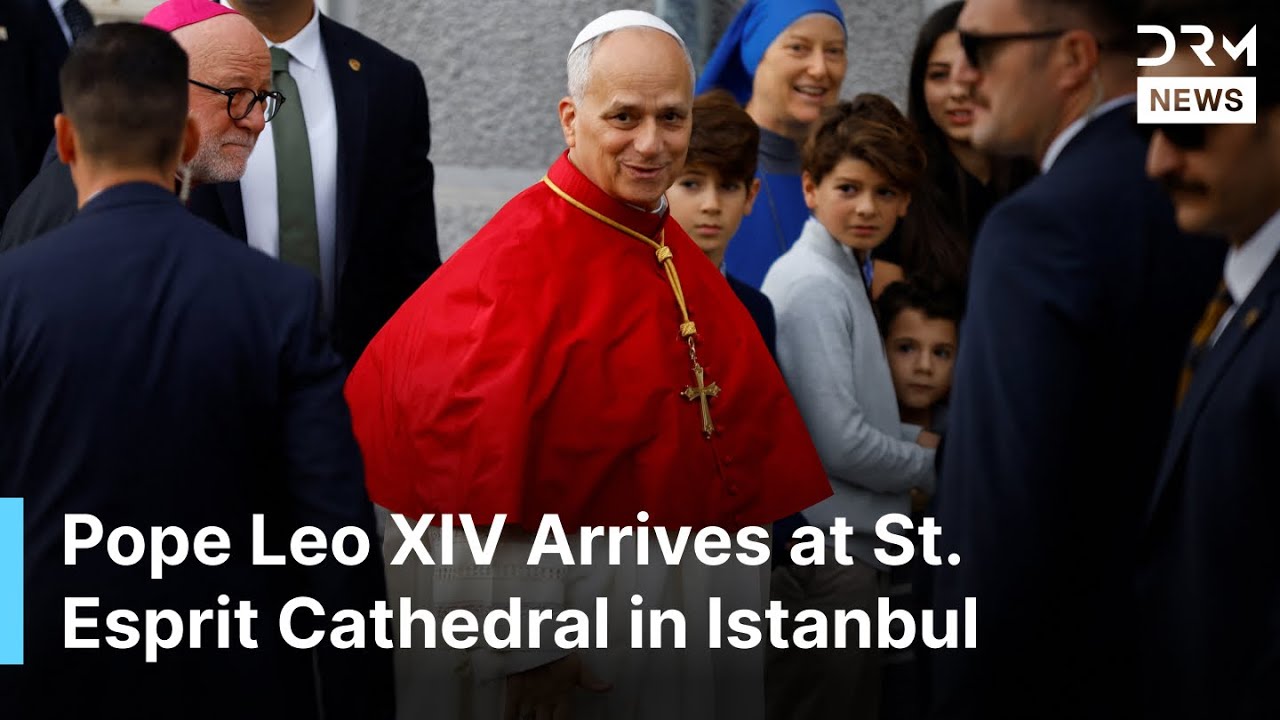 BREAKING: Pope Leo XIV Arrives at St. Esprit Cathedral in Istanbul on Historic First Visit | AK1B