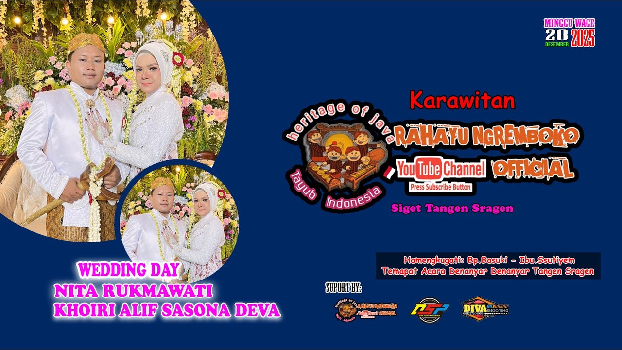 LIVE TAYUB RAHAYU NGREMBOKO || NITA & KHOIRI || DIAN PRO AUDIO || DIVA HD SHOOTING