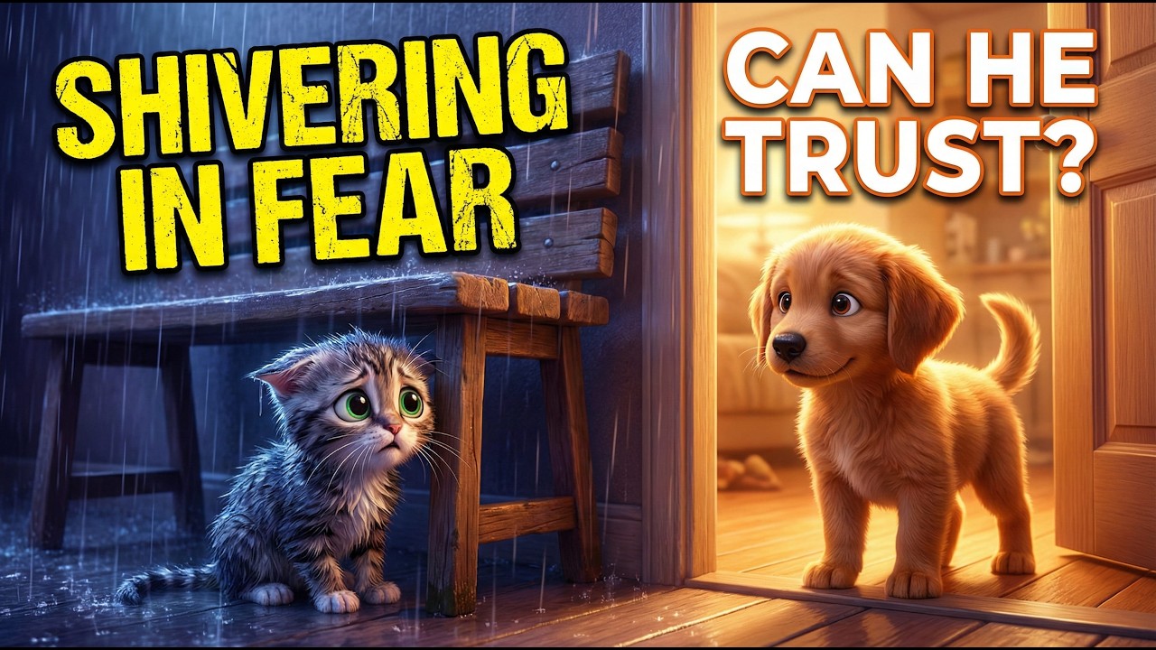 The Puppy Who Saved the Kitten: From Fear to Love ❤️ (Unexpected Ending)