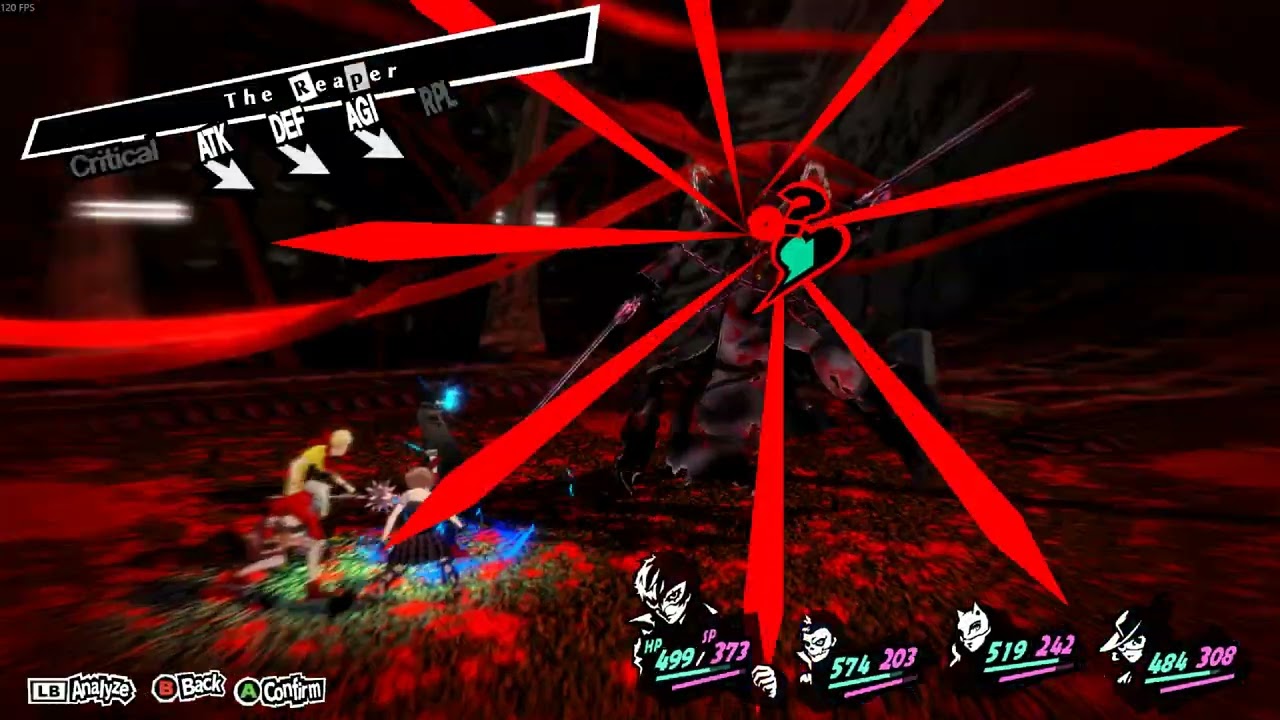Reaper Boss Battle (Mementos) - Persona 5 Royal