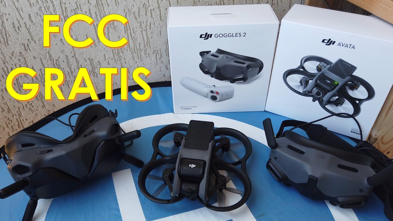 DJI AVATA e drone DJI FPV in FCC GRATIS