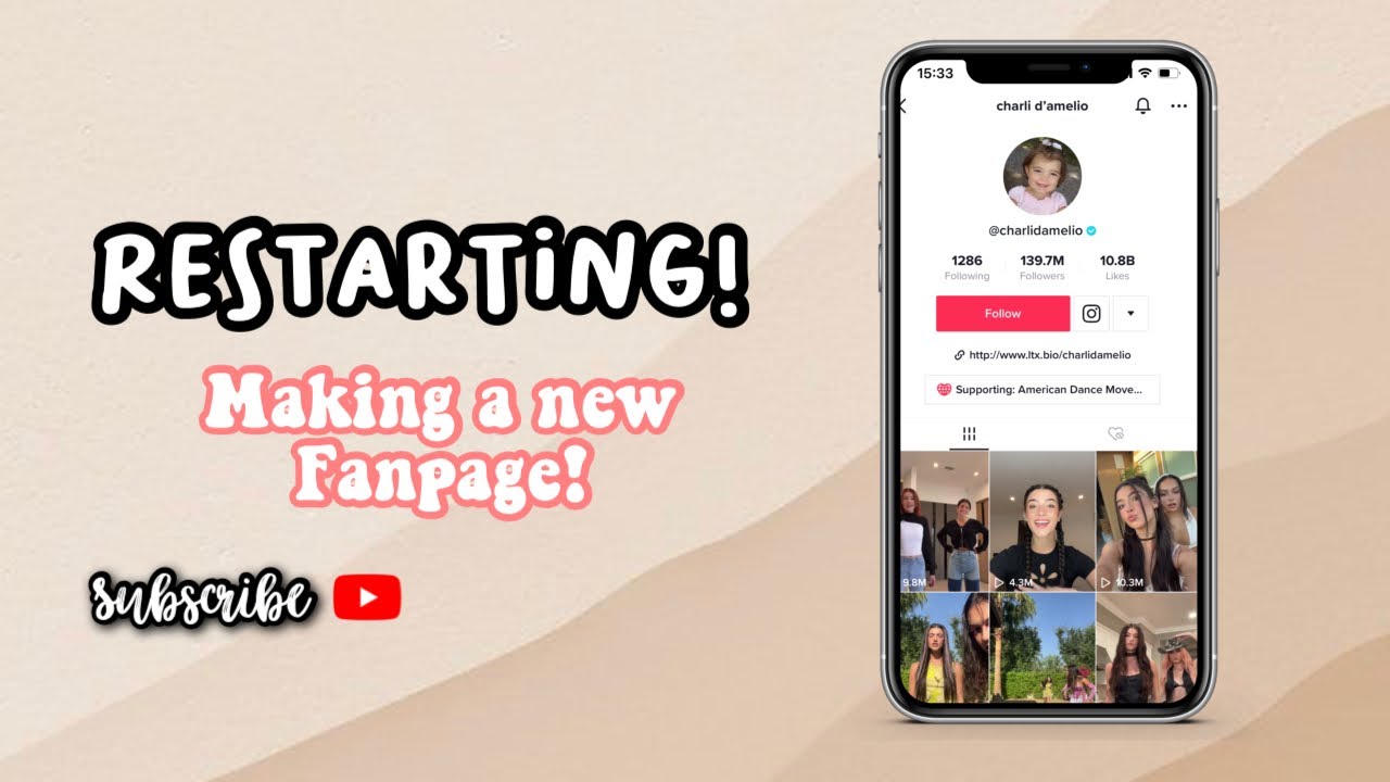 RESTARTING! Making a NEW Charli Fanpage 🥲🛍 || Aesthetic With C