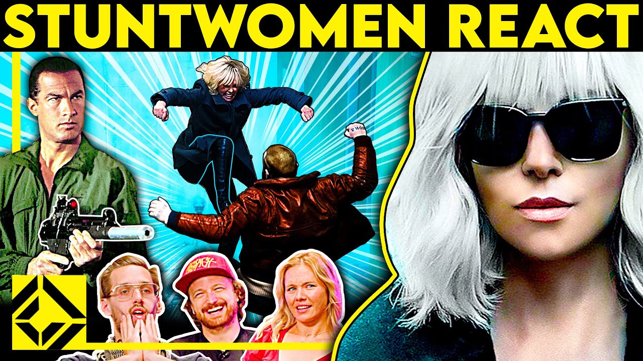 Stuntwomen React to Bad & Great Hollywood Stunts 6