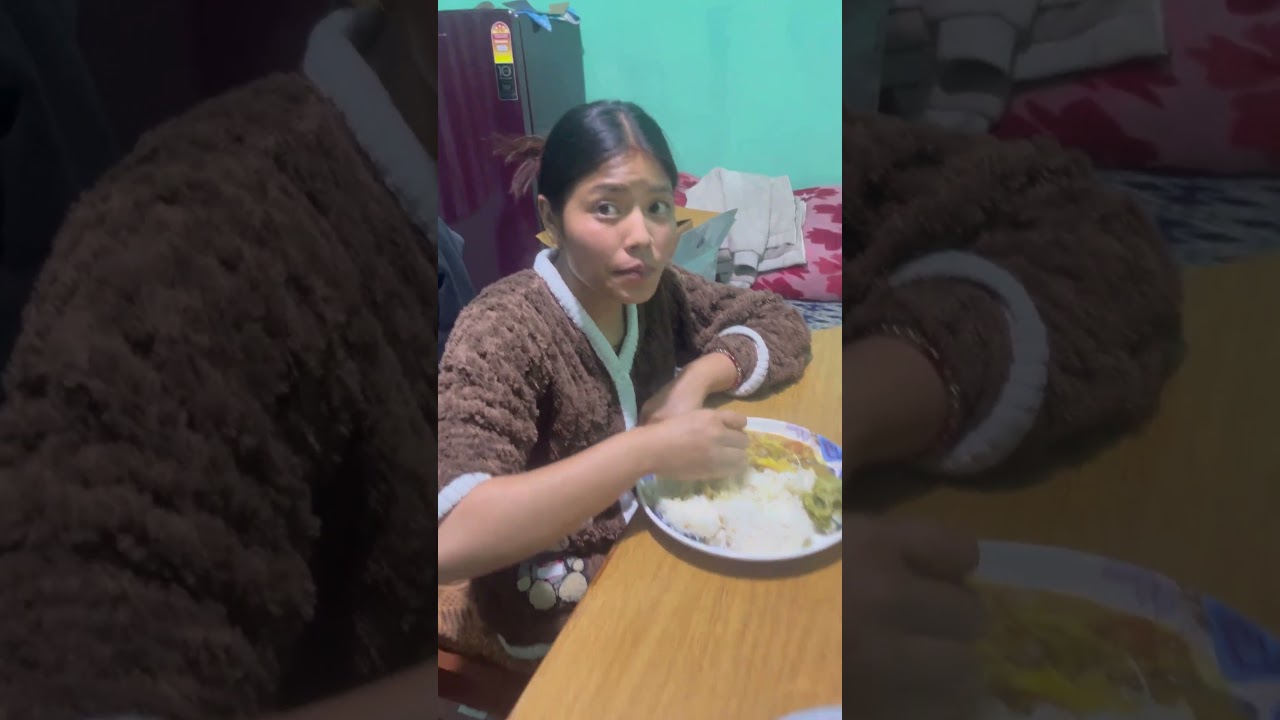 Aja chai chokha ra sausage special🧿🥰#youtubeshorts #budabudi#shorts #nepal