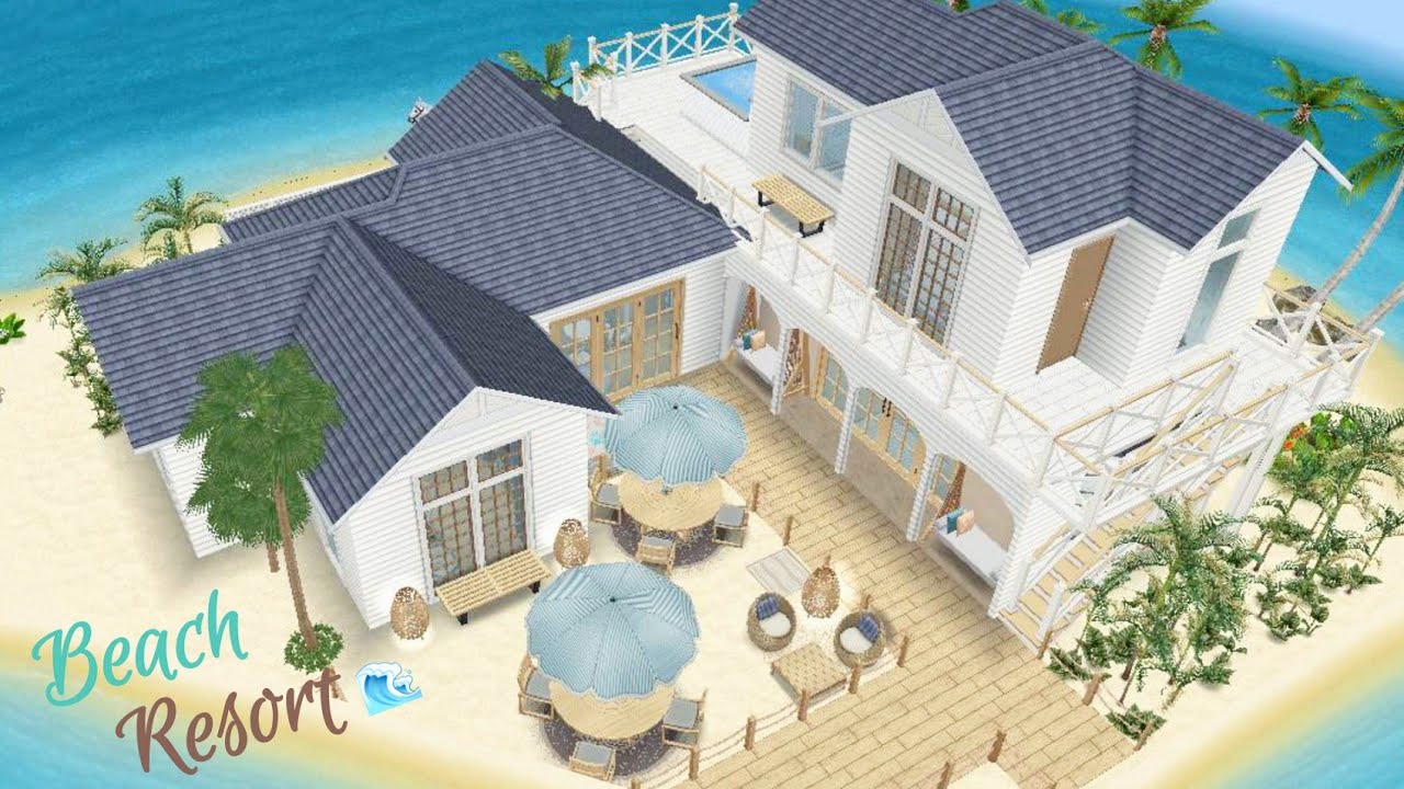Sims Freeplay | Beach Resort 🌊 | Tour + Live build