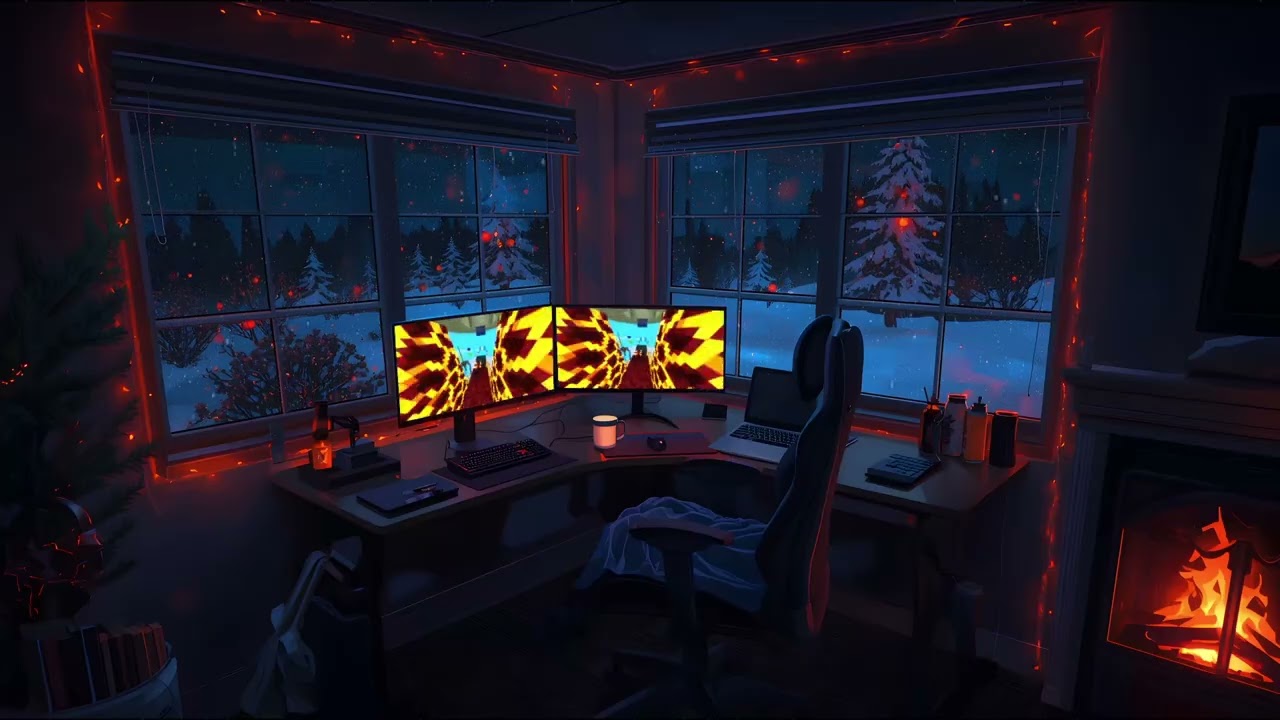 Vintage Nook 📚 European Winter Study ❄️ Ambient Lofi for Working, Reading, Deep Focus & Productivity