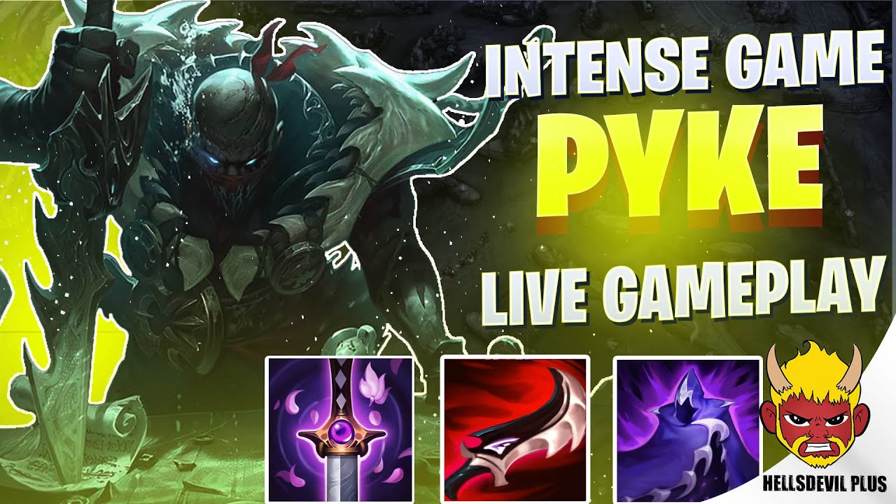 НАПРЯЖЕННАЯ игра Pyke! - Геймплей Wild Rift HellsDevil Plus