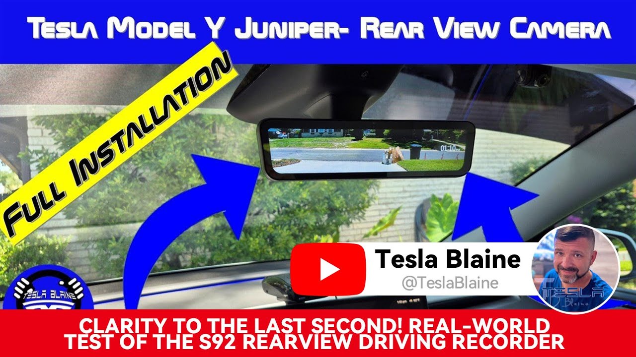 TESStudio Streaming Rearview Mirror DVR for Cybertruck｜Real-World Review