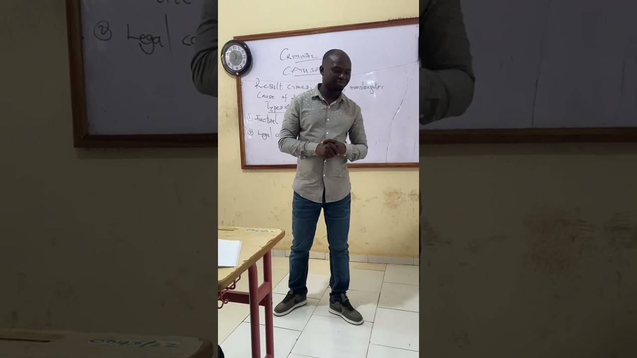 ELEMENTS OF CRIMINAL LIABILITY( CAUSATION) part 1