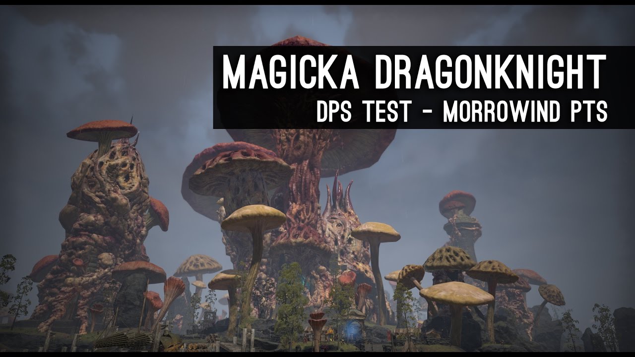 Magicka Dragonknight DPS Test - Morrowind PTS