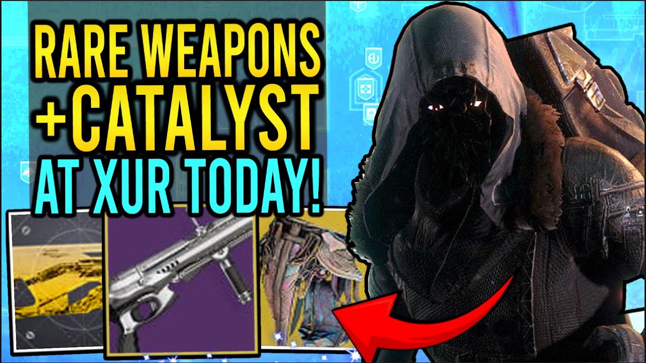 Destiny 2: XUR'S RARE WEAPONS & CATALYST! Xur Inventory, Weapon Rolls, Exotics & More (9th Jan)
