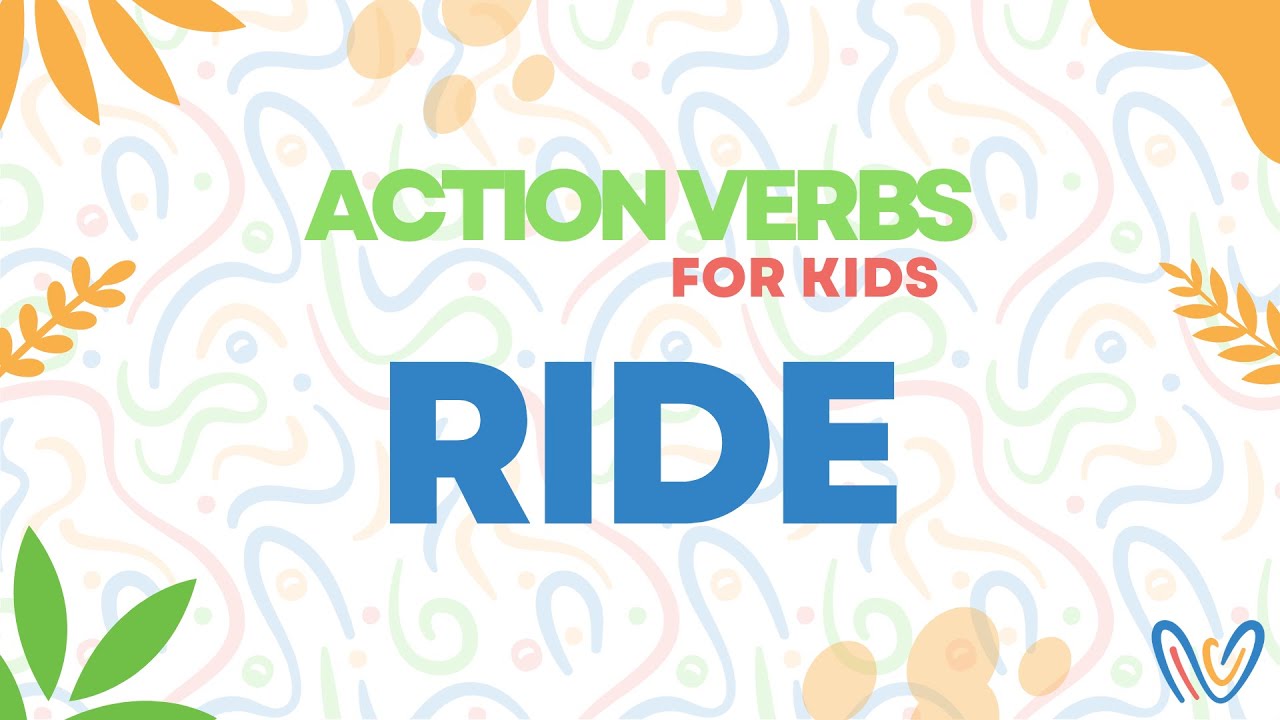 Action Verbs for kids - RIDE | Learn English for Kids | Children with Learning Disabilities | Autism