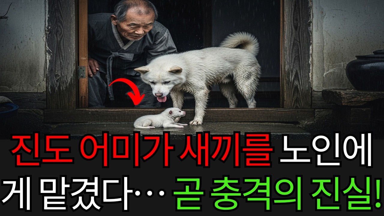진도 어미가 새끼를 노인에게 맡겼다… 잠시 후 충격적인 진실이 밝혀졌다! | 감동사연 | 오디오북
