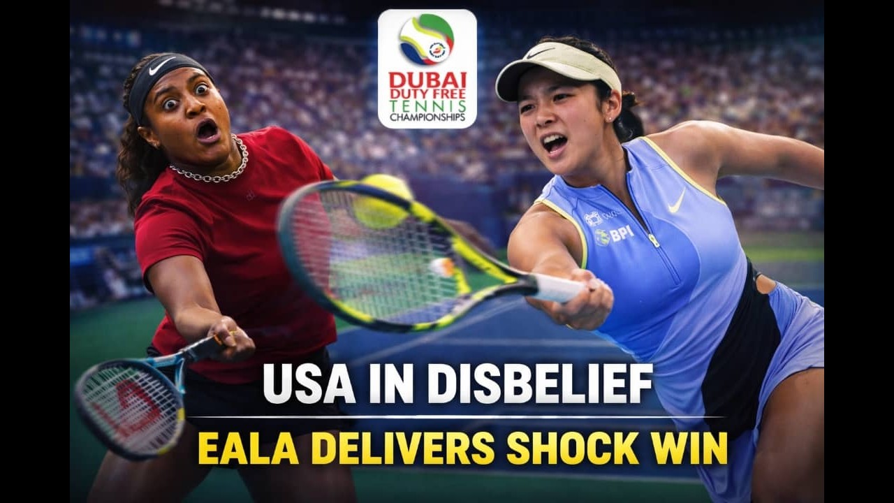 BREAKING: Eala Shocks Baptiste in Dubai Thriller! 🚨 Global Tennis World Left Stunned!