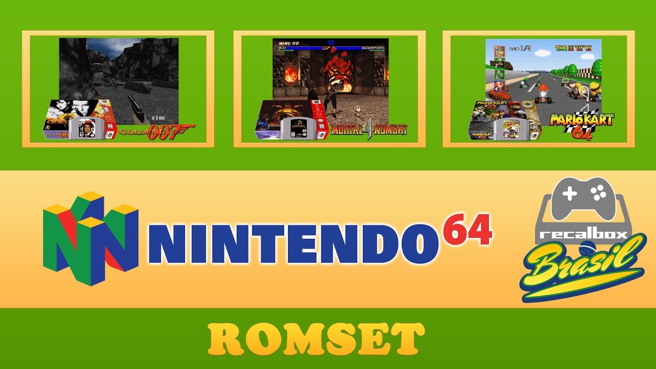 ROMS DE NINTENDO 64  ( RCALBOX - BATOCERA - RETROPIE )
