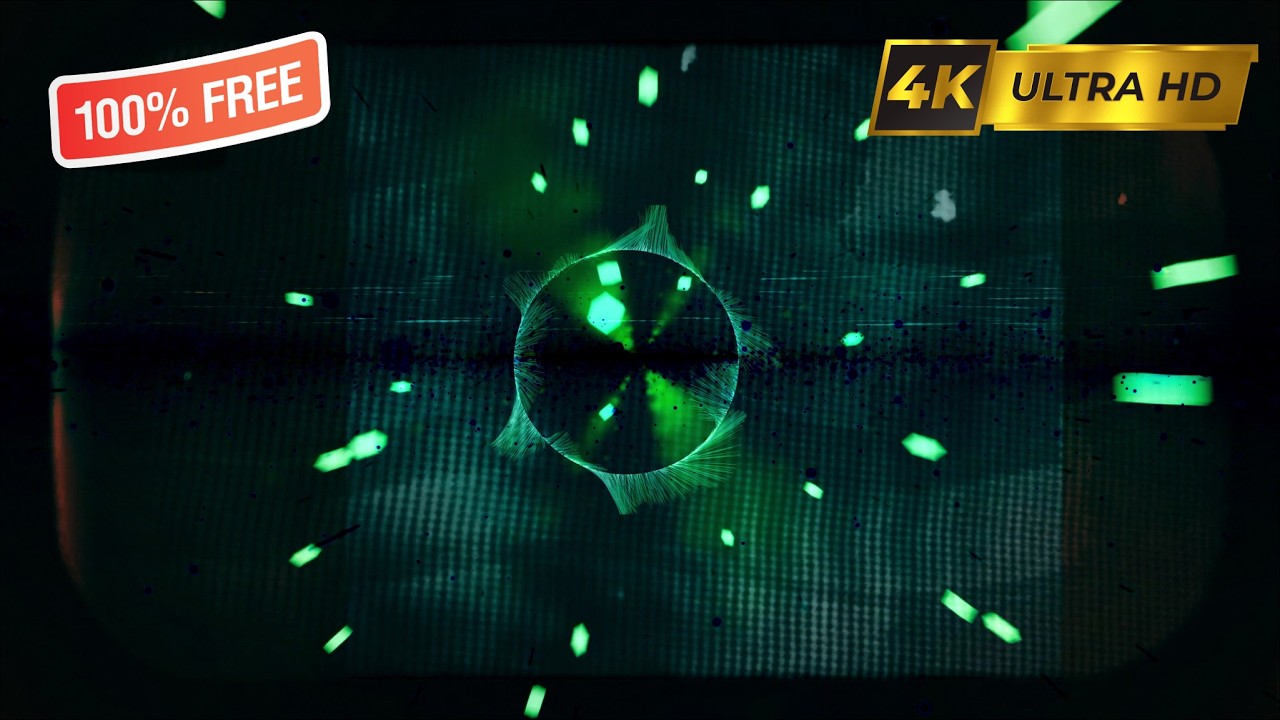 ✨ Futuristic Tech Background 4K | Sci-Fi HUD & Digital Overlay