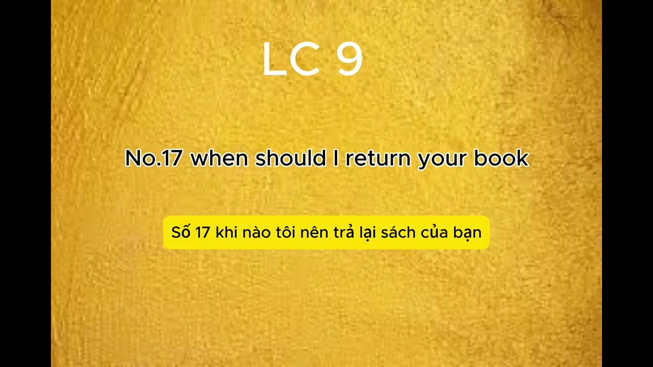 LC 9 Toeic listening nghe thụ động - Không QC