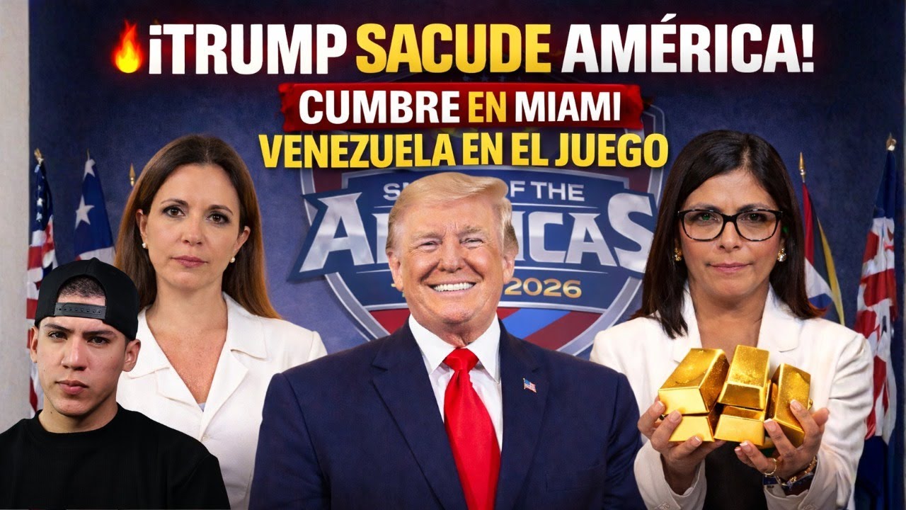 ¡TRUMP REÚNE A LA DERECHA EN MIAMI! ⚠️ VENEZUELA, EL ORO Y MACHADO EN EL TABLERO