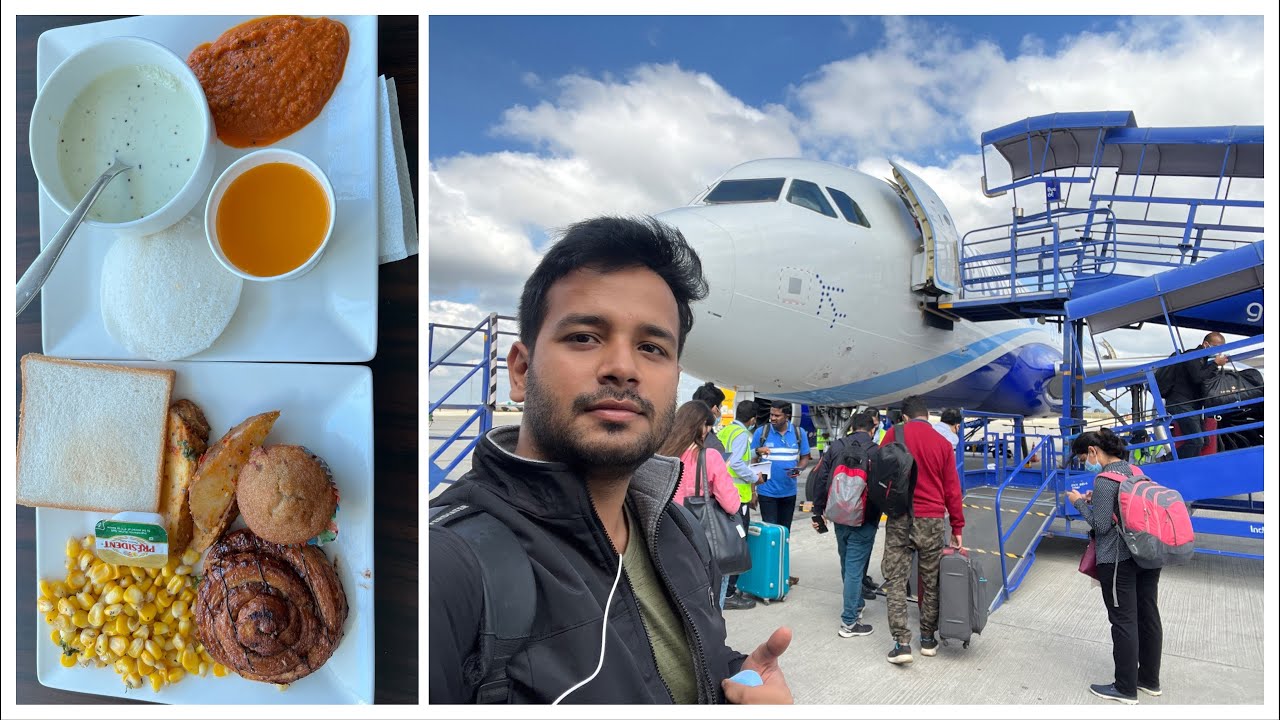 Free food in Lounge Flight from Bangalore to Kanpur