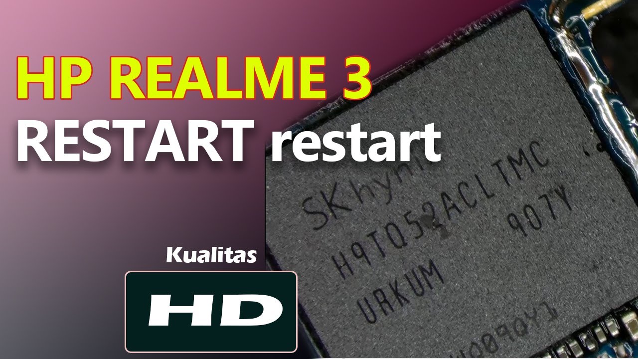 CARA PROGRAM EMMC HP REALME 3 , SEBELUM GANTI MESIN
