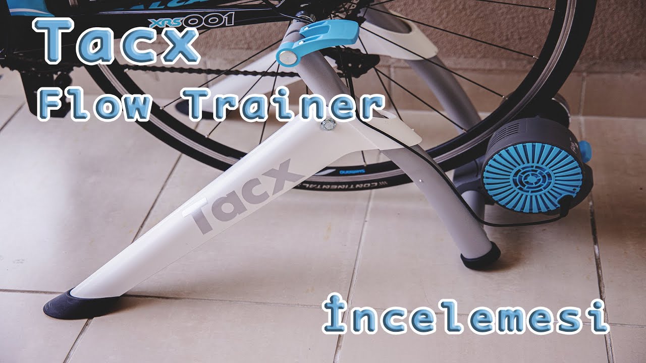 Tacx Flow Smart Bisiklet Trainerı incelemesi. Kutu açılışı, kurulum, ilk sürüş ve zwift bağlantısı.