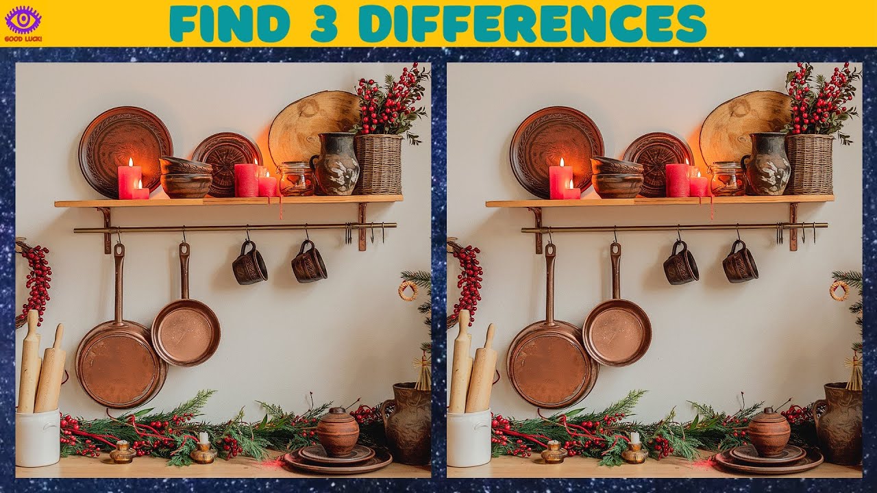 【Find the Difference】 Brain Game Puzzle - Part 240