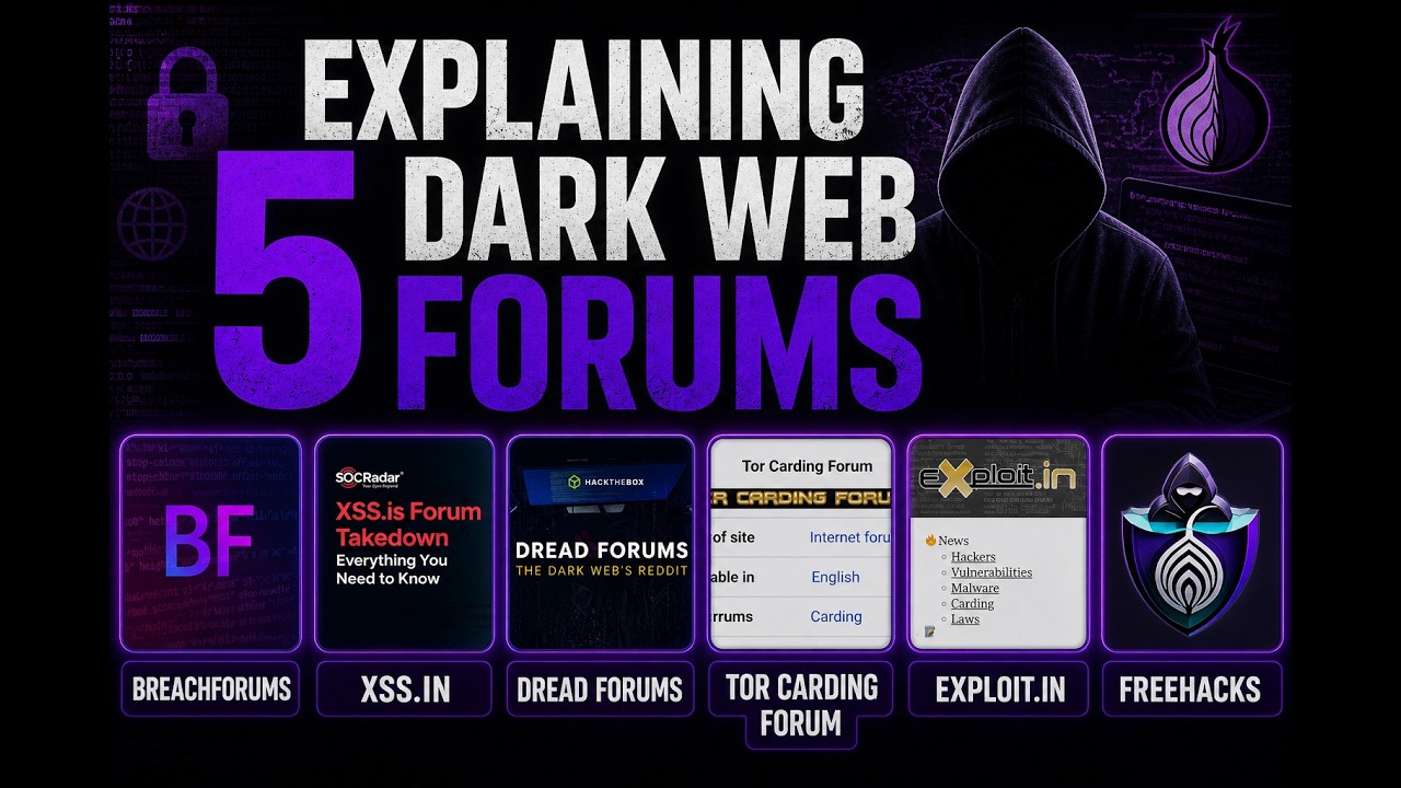 Explaining 5 Dark Web Forums (BreachForums, Dread, XSS, Exploit.in & More)