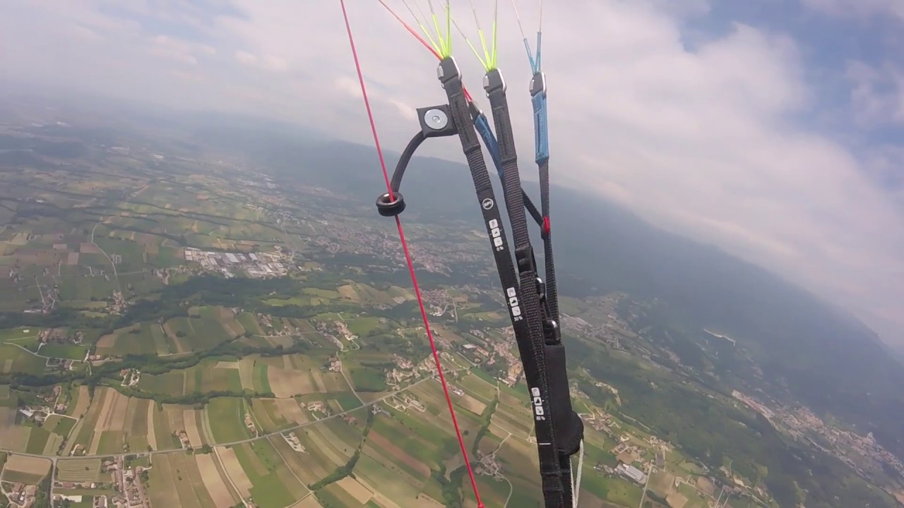 Paragleiten in Bassano di Grappa, 5.2017