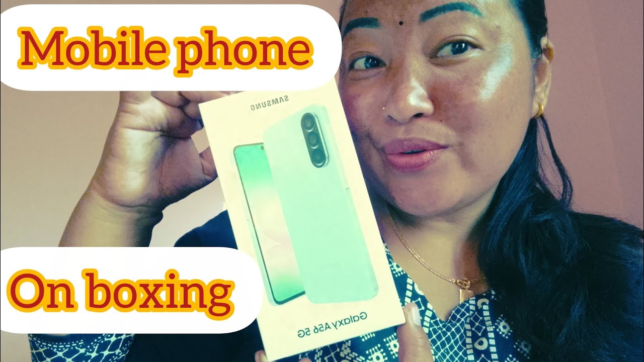 Mobile phone onboxing(I'm so happy )😀
