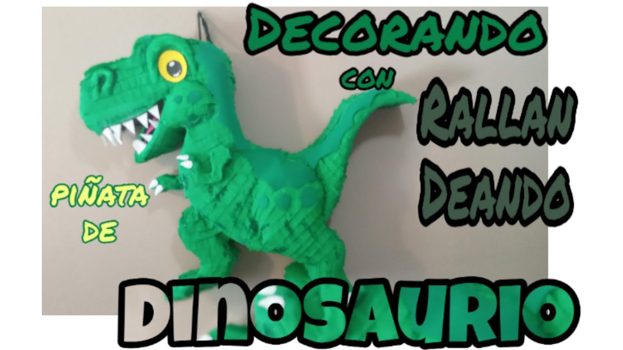 Decorando Dinosaurio Alto Relieve