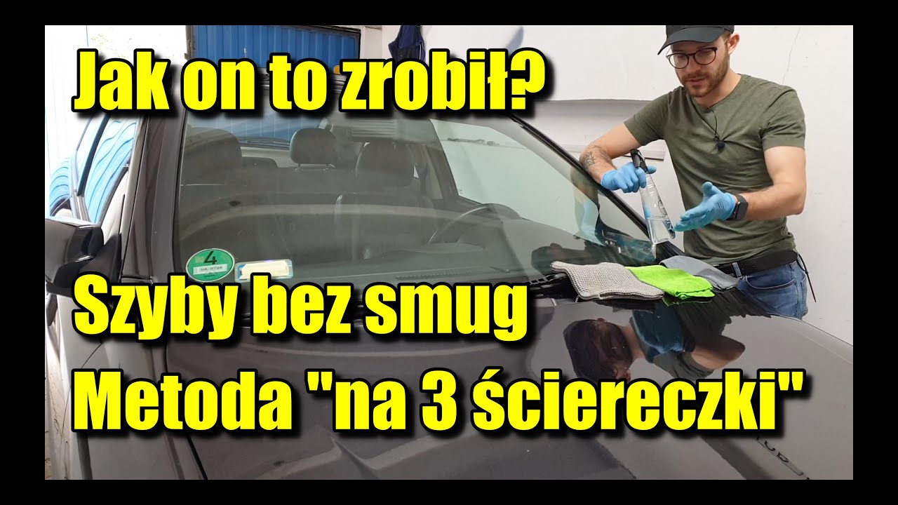 PATENT na szyby bez smug / metoda 