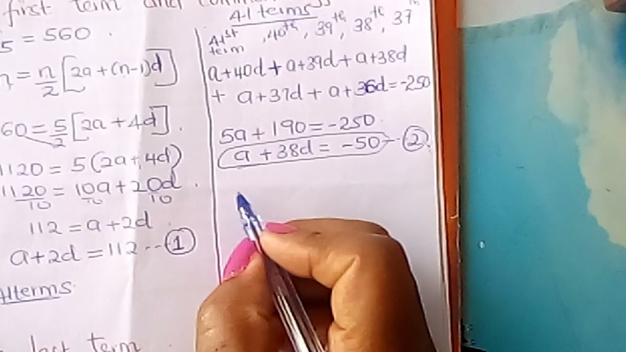 Sequences and Series