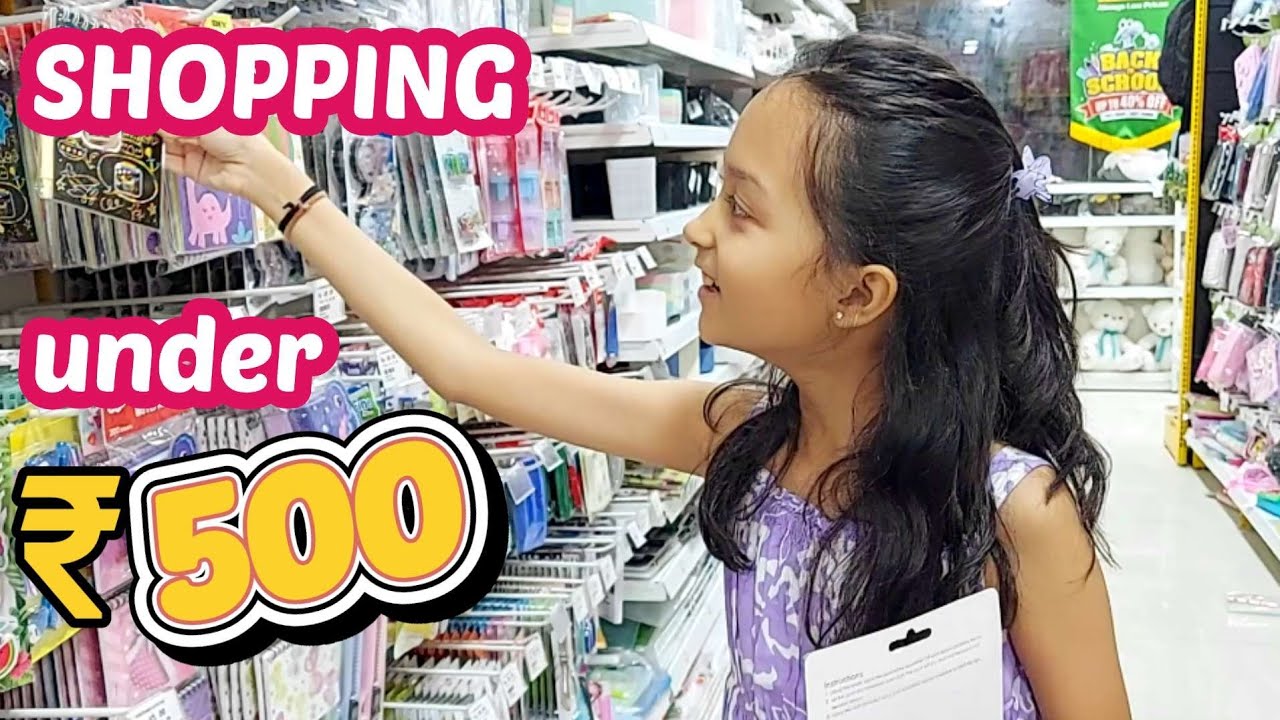 SHOPPING UNDER ₹500 CHALLENGE  🛍️🤩✨️ | Shopping Challenge | Aayu and Vanu