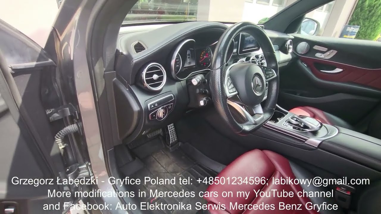 GLAEM - Mercedes CLC 253, w205, w213 i podobne montaż oswietlenia Ambiente, głośników 4d - Tweetery