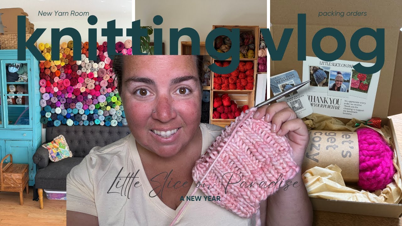 Resetting My Knitting Workspace | Yarn Organization, Etsy Orders & 2026 Goals