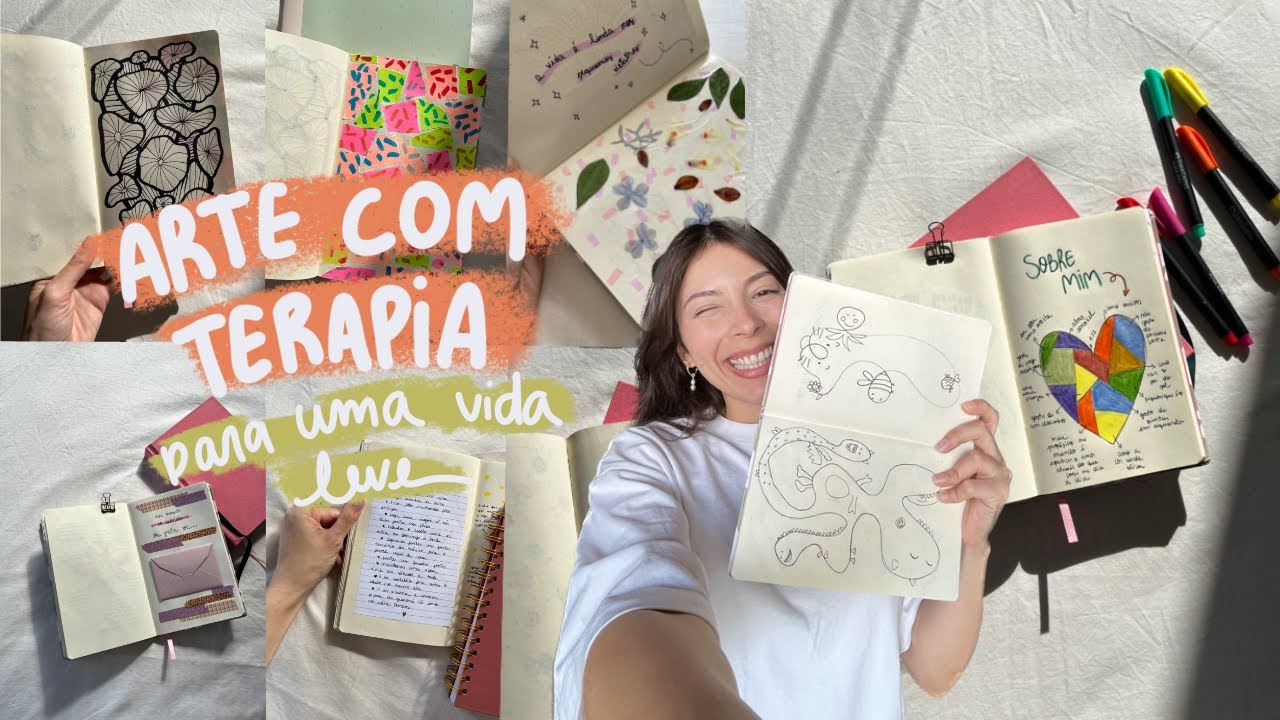 COMO PRATICAR A ARTE COMO TERAPIA PARA TER UMA VIDA MAIS LEVE | arte | arteterapia | ideias de arte