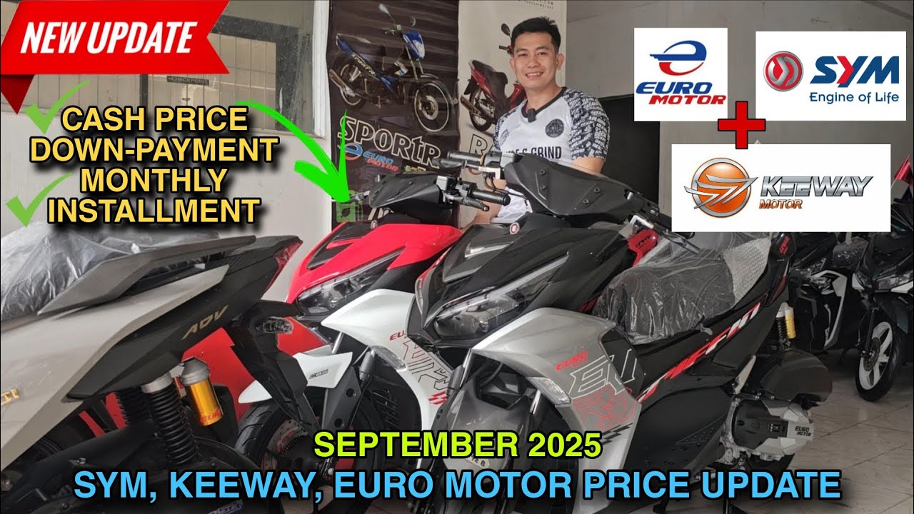 Euro Keeway Sym Motorcycle Philippines Price Update 2025
