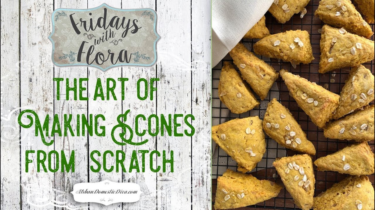 The Art of Baking Scones From Scratch At Home: Pumpkin Oat Ginger Scones, FWF EP: 83