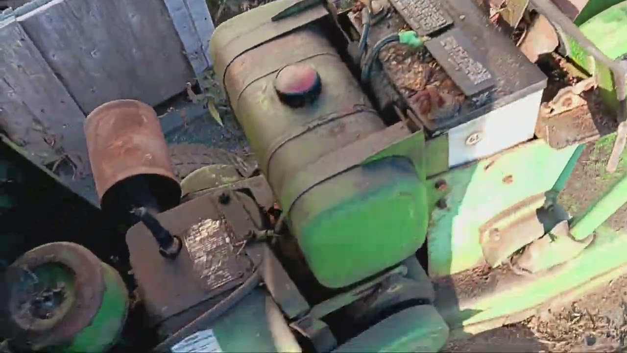 John deere 110 round Fender at local scrap yard